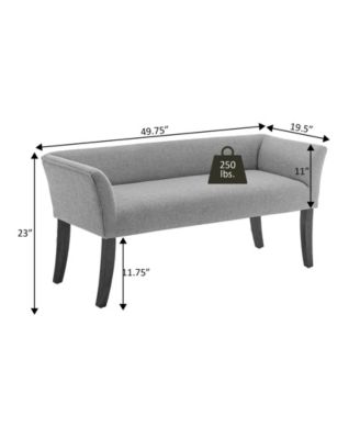 19.5" Designs4Comfort Ella Entryway Window Accent Seating Bench