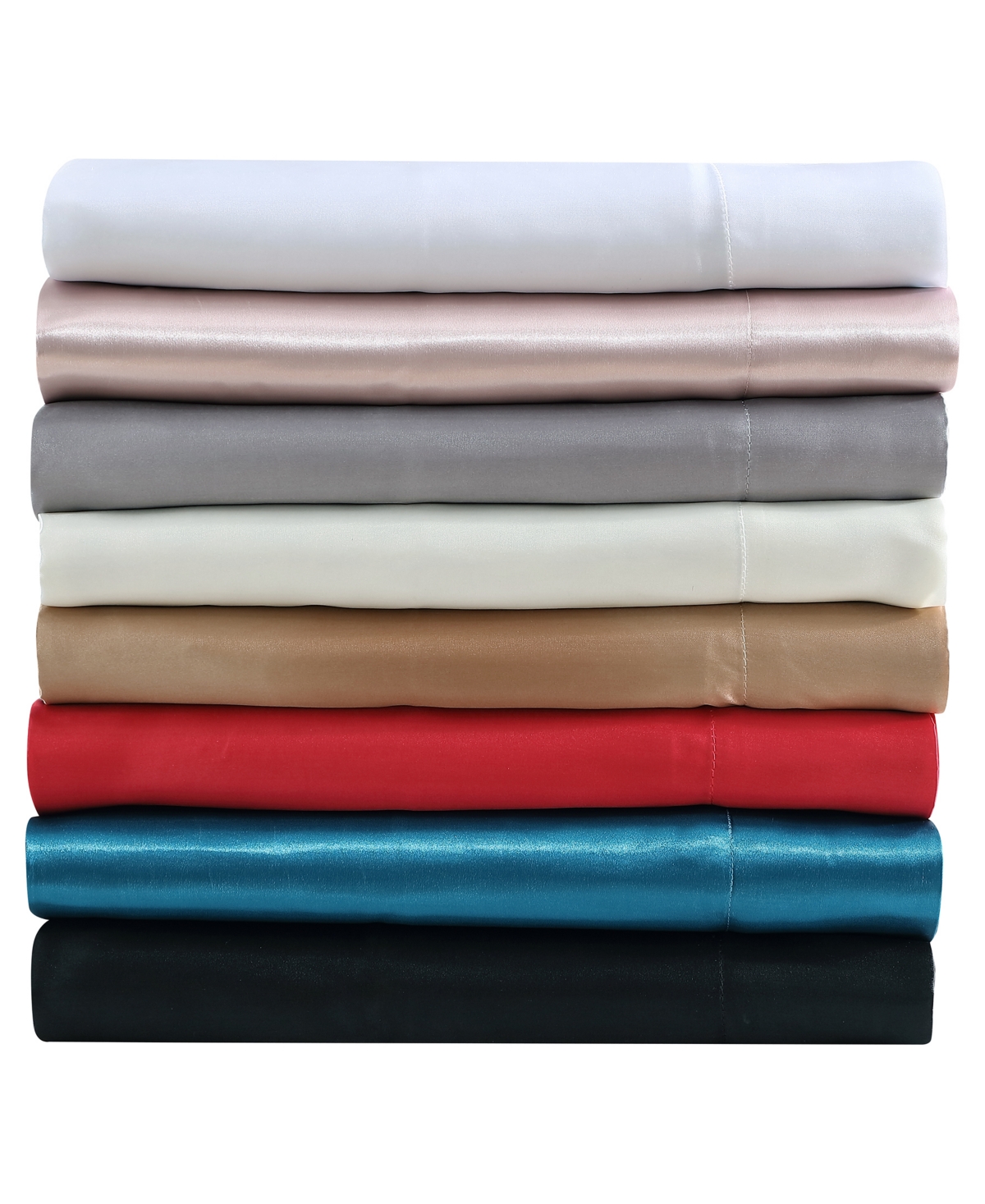 Beatrice Home Fashions Luxurious Satin 4-pc. Sheet Set, King In Pink
