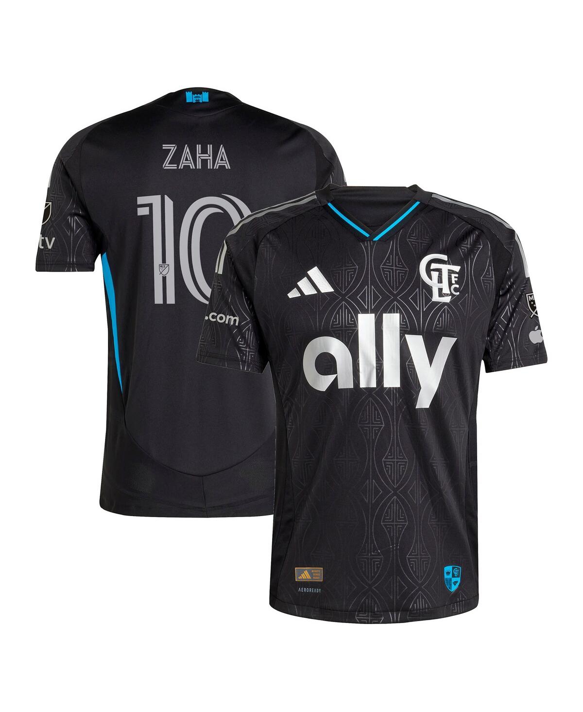 Adidas Men's Wilfried Zaha Black Charlotte Fc 2025 Fortress Kit Authentic Player Jersey - Black