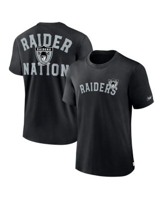 Nike - Men's Black Las Vegas Raiders Rewind Slogan T-Shirt