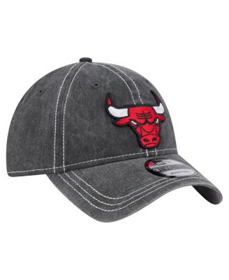 Men's Black Chicago Bulls Pigment Dyed 9TWENTY Adjustable Hat