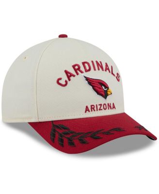 Men's Cream/Cardinal Arizona Cardinals 2025 NFL Draft 9FORTY A-Frame M-Crown Adjustable Hat