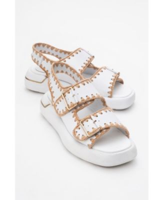 Douro Braided Rope Strap Leather Sandal (Women)