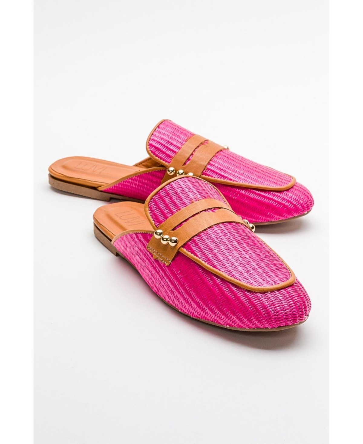 Patrizia Leather Mule (Women) - Pink leather