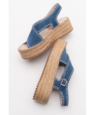 Bellezza Leather Platform Sandals