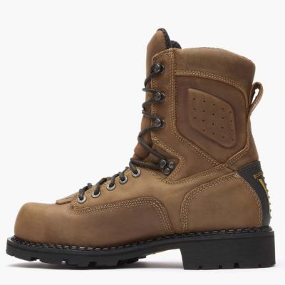 Men's Comfort Core Composite Toe Waterproof Logger Work Boot