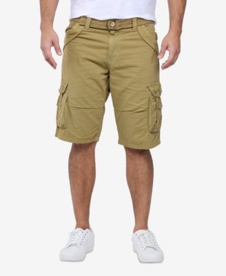 Big & Tall Cargo Shorts Camo & Solid Colors 12.5" Inseam Knee Length Classic Fit Multi Pocket