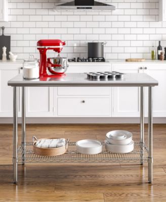 Stainless Steel Top NSF-Certified Worktable