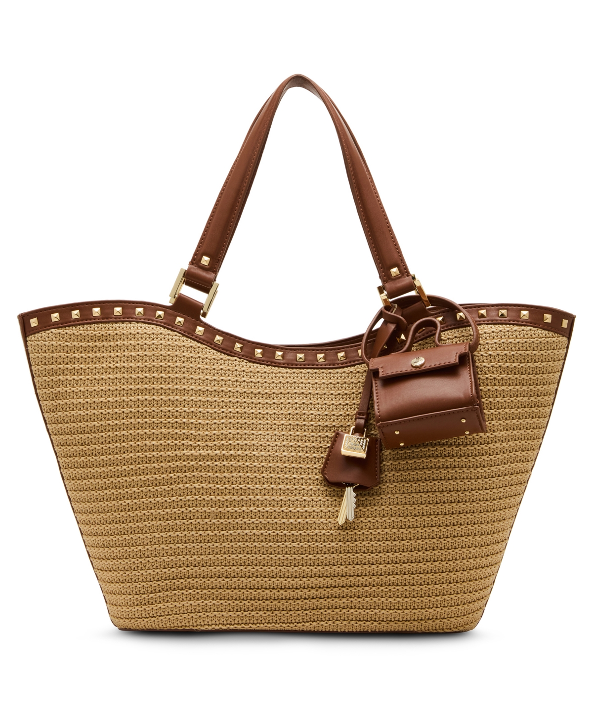 Bagulla Woven X-Large Tote Bag - Cognac