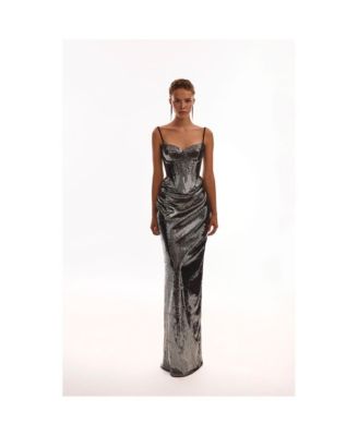 Women's Sensational spaghetti straps sequined corset