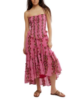 Free People - Women's Alejandra Sleeveless Smocked Midi