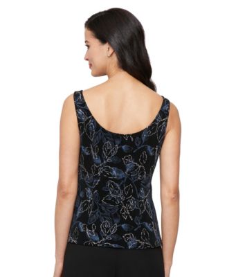 Women's Printed Top & Jacket Set