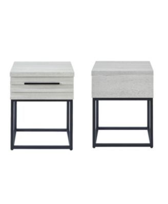 3-Piece Bedroom Set, Plush 3D Upholstered Bed with Two Nightstands, Twin