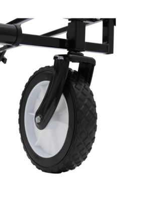 Collapsible Utility Wagon Cart - 360lb, All-Terrain, Orange