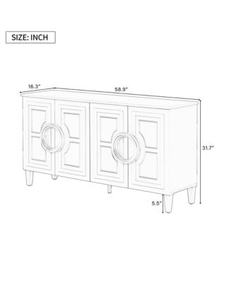 French-Inspired 4-Door Sideboard