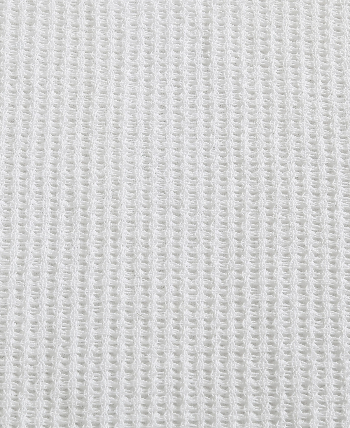 Calvin Klein Honeycomb Cotton Woven Blanket, King In White
