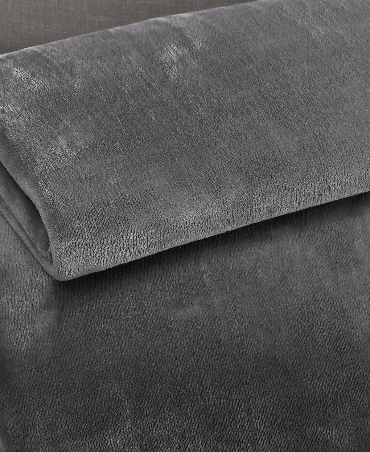 Calvin Klein Modern Solid Reversible Blanket, King In Gray