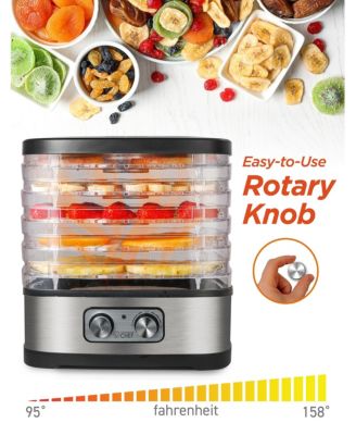 5-Tray Adjustable Height Food Dehydrator