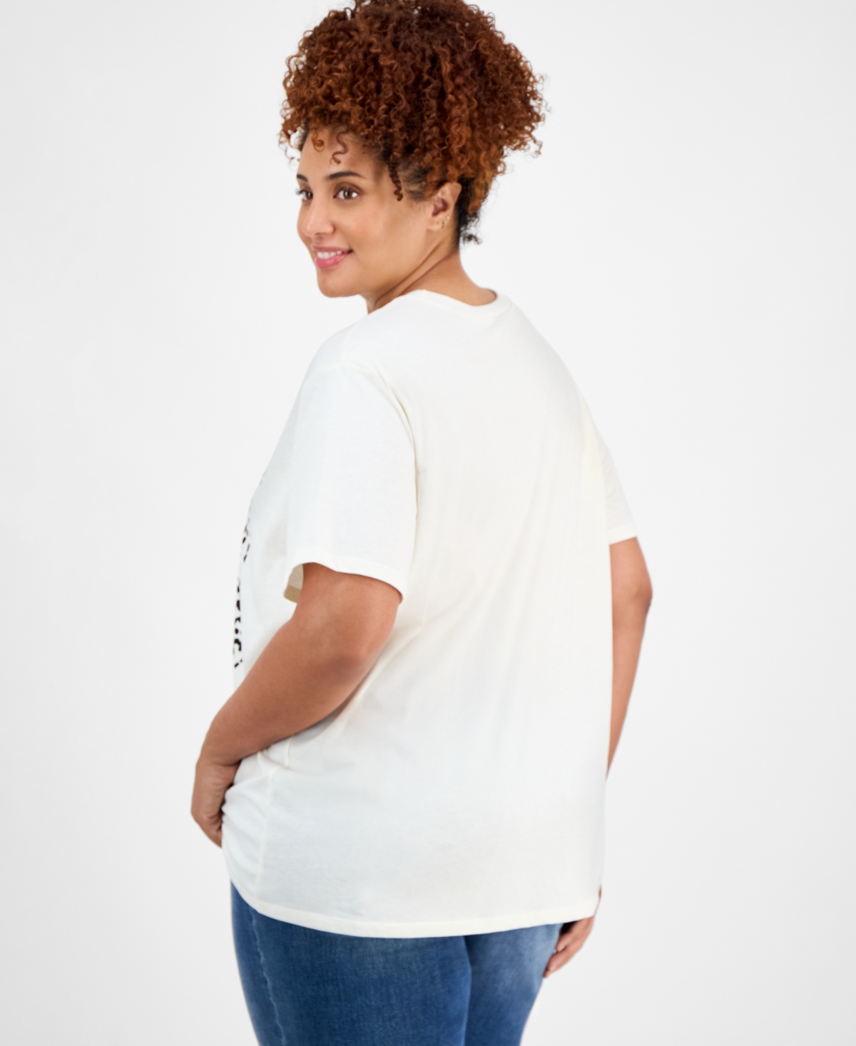 Love Tribe Trendy Plus Size Coca Cola-graphic T-shirt In White