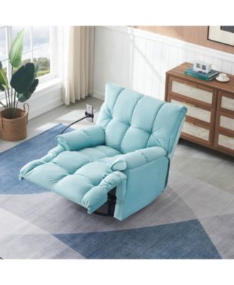 Streamdale Cyan Single Chair Comfy and Compact