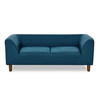 Modern Dog Sofa with Backrest for Medium/Large Dogs - Blue