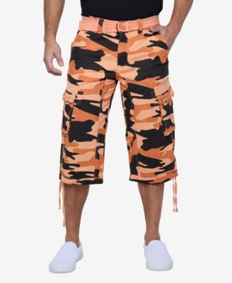 XRAY Big & Tall Belted Below Knee Long Cargo Shorts