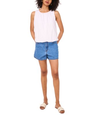 Women's Cotton Sleeveless Bubble Top