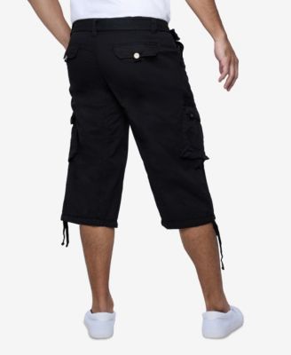 Men's Belted Capri Cargo Shorts
