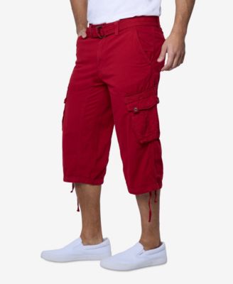 XRAY Big & Tall Belted Below Knee Long Cargo Shorts