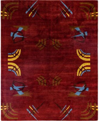 ADORN HAND WOVEN RUGS - Indian OAK M7776 8'1"x10'1" Area Rug