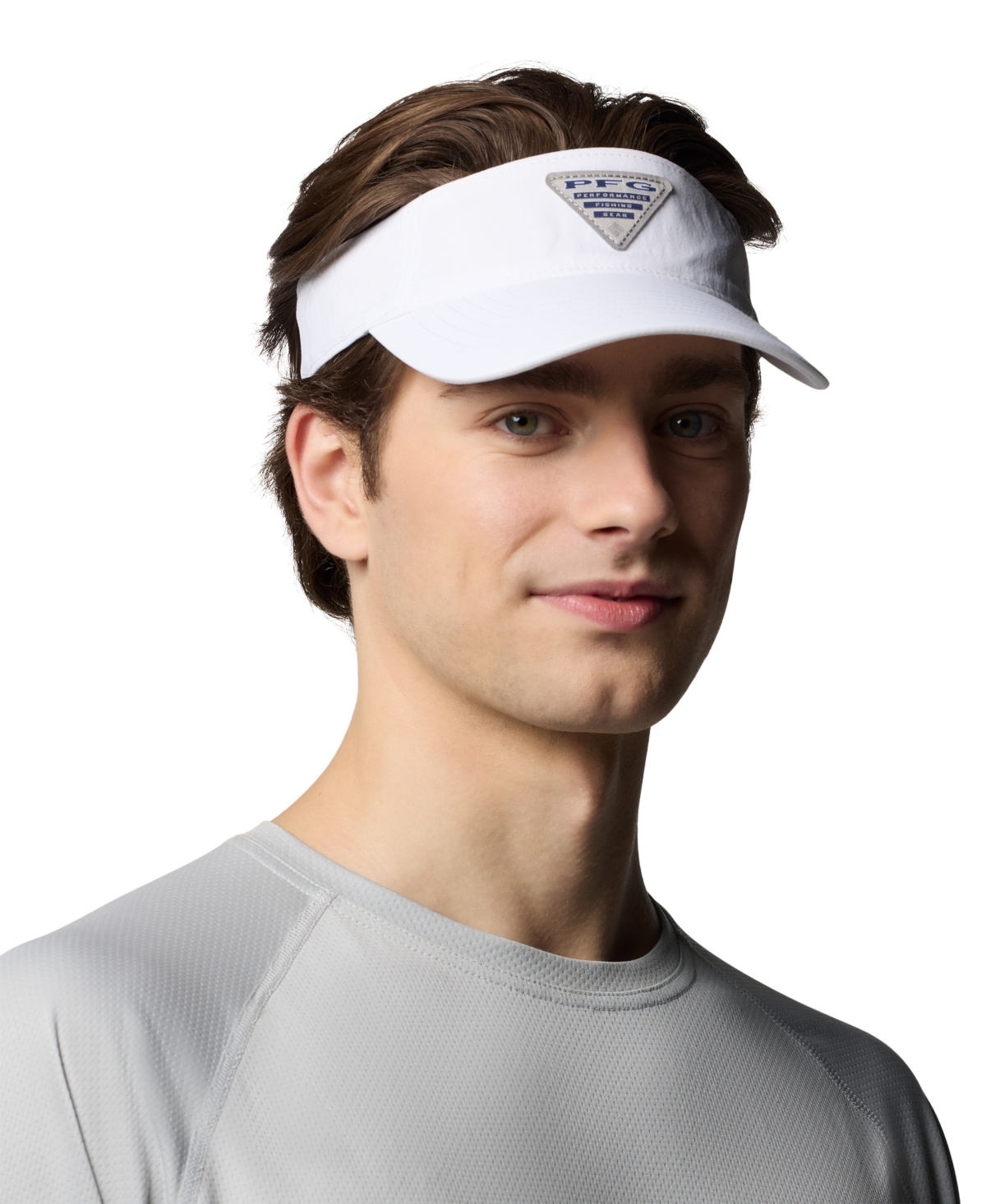 Men's Performance Fishing Gear Thrill Tide Visor - White