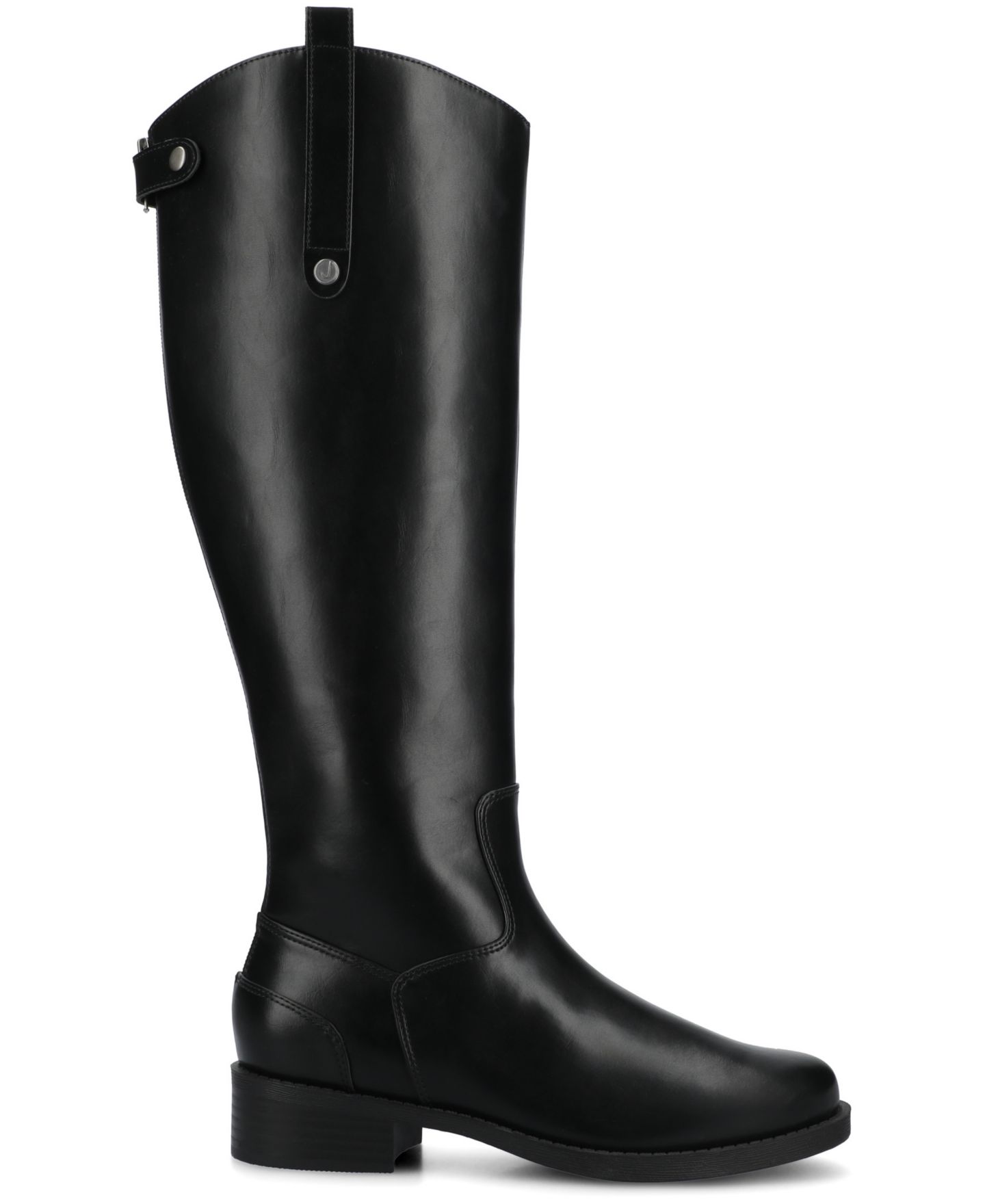 Женские ботинки Journee Collection Gema Regular, Wide Calf, & Extra Wide Calf Knee High Riding, цвет: Чёрный — фото 2