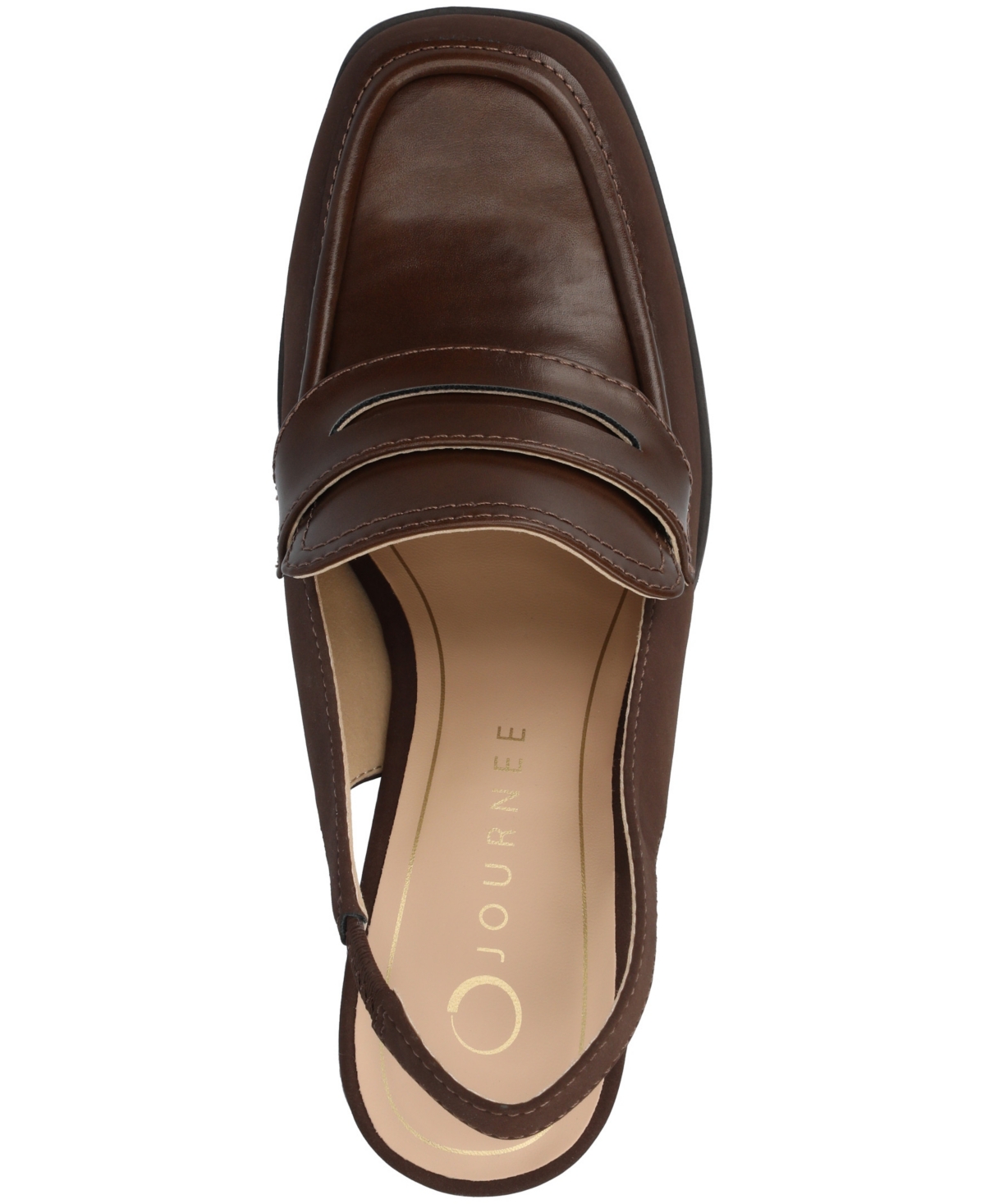 Journee Collection Women's Henrika Square Toe Pumps In Black