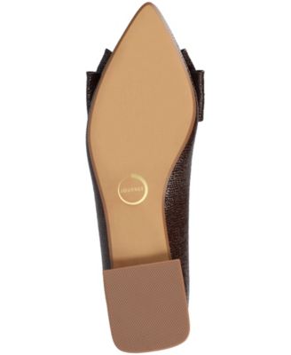 Women's Ophelia Bow Low Block Heel Dress Flats