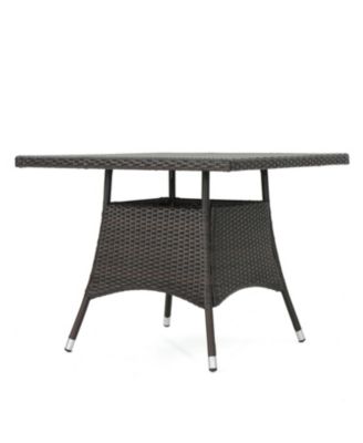 Outdoor Wicker Square Dining Table