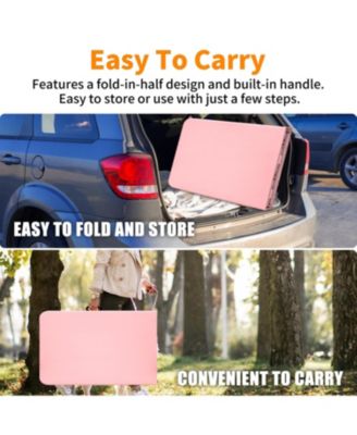 8ft Pink Folding Table - Portable & Durable