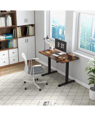 Electric Standing Desk Adjustable Stand up Computer Desk Anti-collision