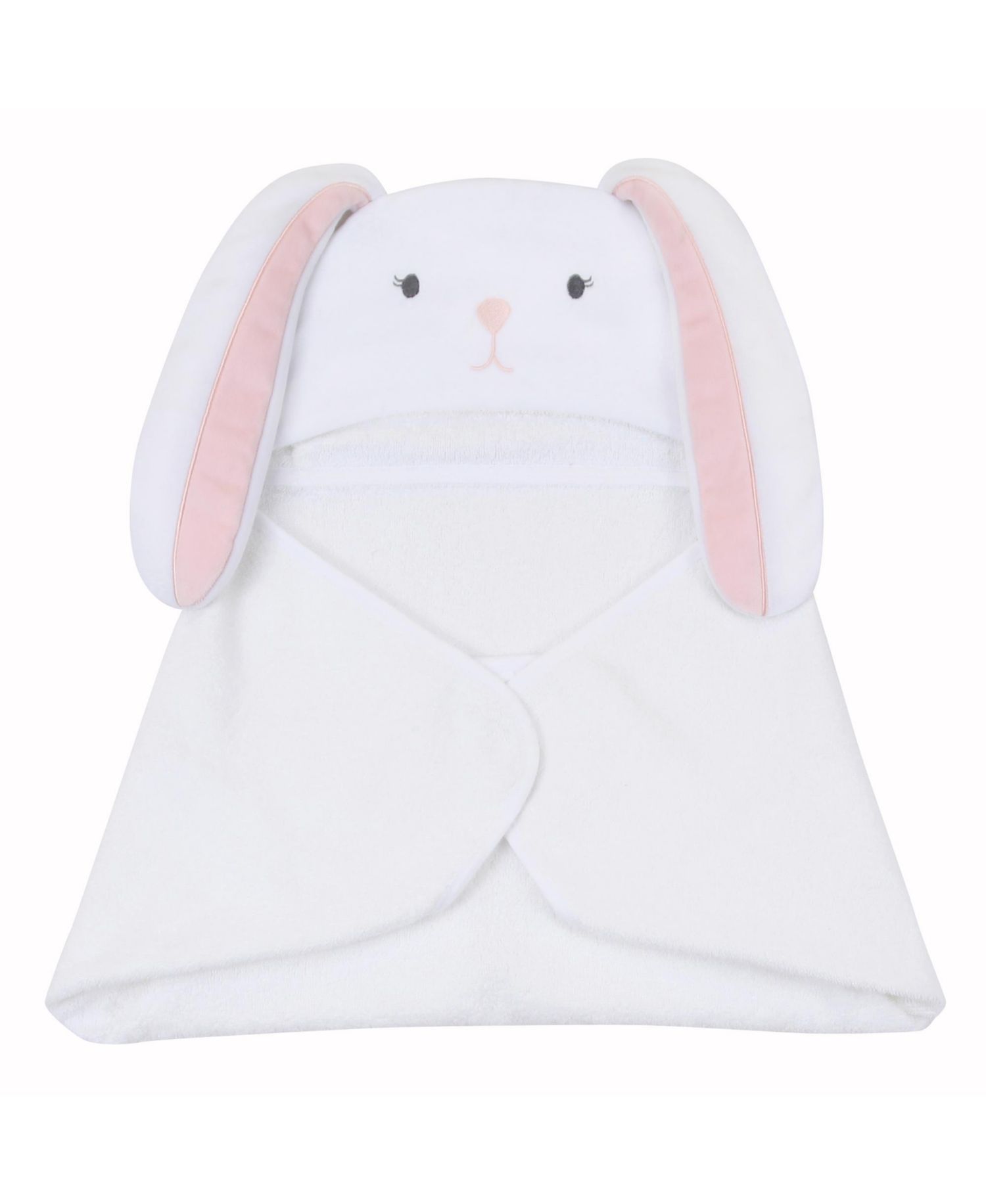 Baby Lambs and Ivy Baby/Infant Luxury Cotton Terry Bunny Hooded Bath Towel