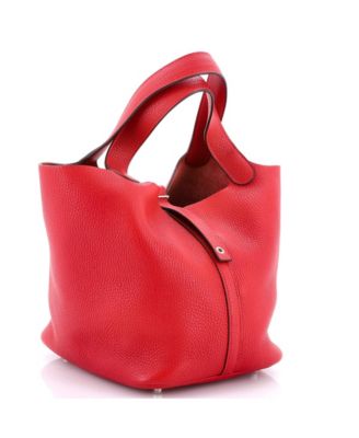 Pre-Owned Hermes MM Picotin Lock Bag Clemence