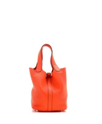 Pre-Owned Hermes PM Picotin Lock Bag Clemence