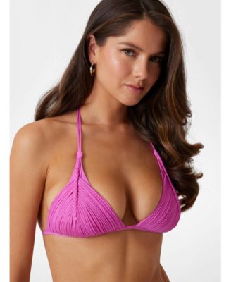 Women's Braided Triangle Bikini Top