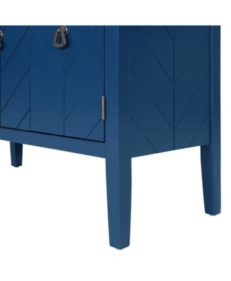 Sideboard with Adjustable Shelf, Handles & Legs