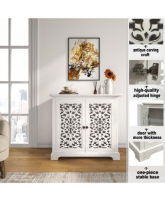 Antique Carved Sideboard Cabinet