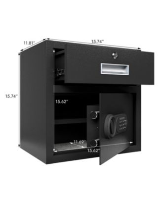 Steel Security Safe with Electronic Keypad - 1.69 cu ft