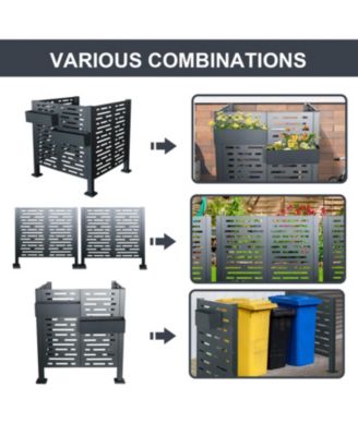 Air Conditioner Privacy Fence - 3.5x3.5 FT Metal Cover