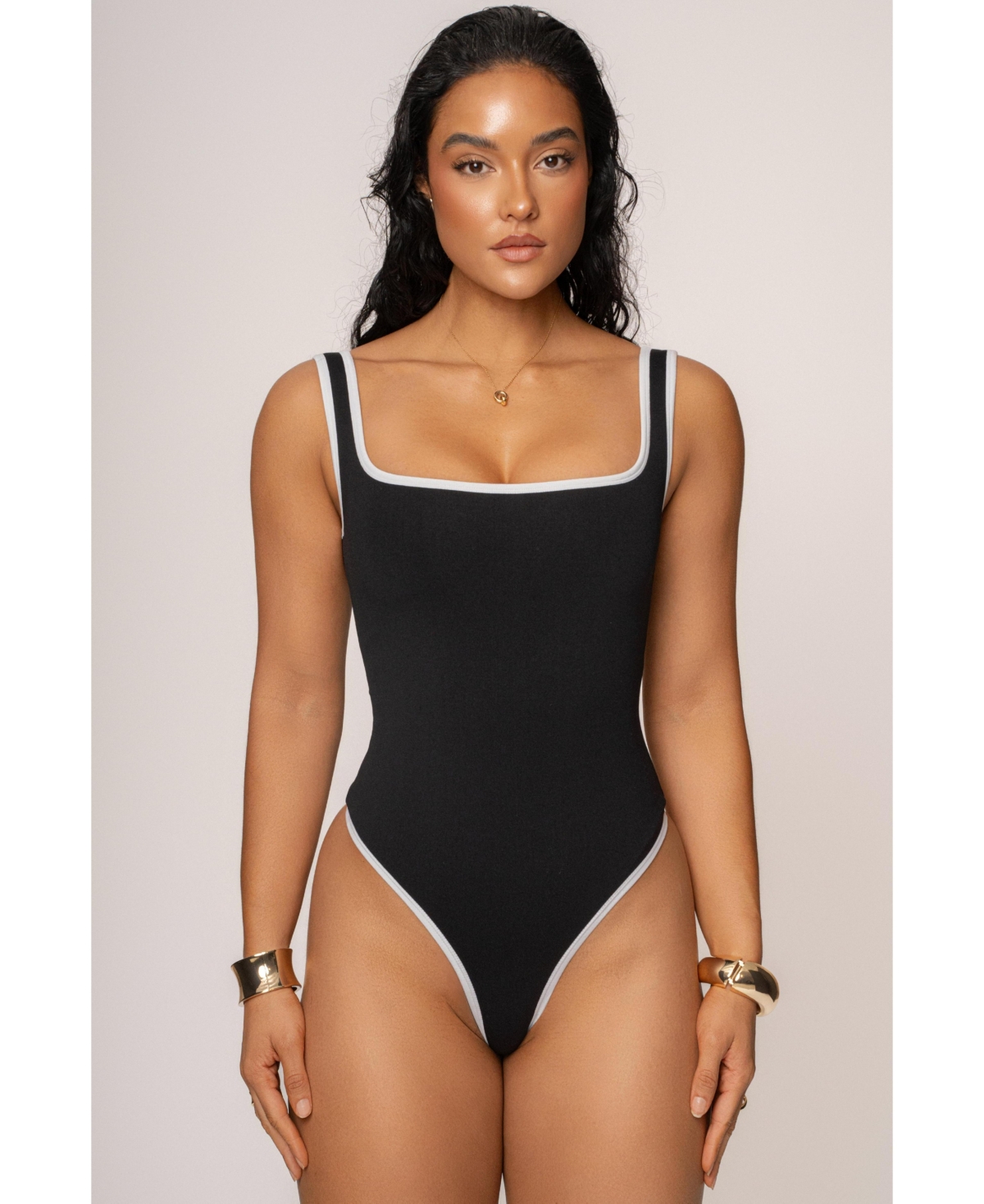 Revive Bodysuit - Black/white
