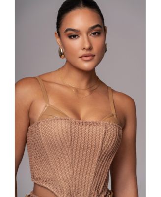 Women's Textured Harley Corset Top