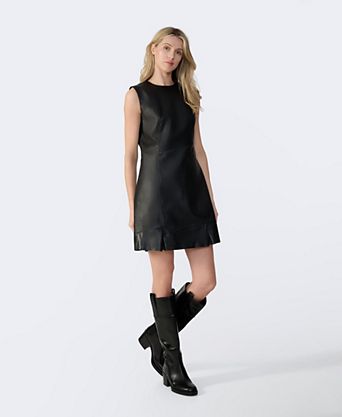 macys leather dress Festive Season is upon us! And I couldn't wait to pull out this special @aveclesfilles faux from @macys! It's definitely a forever piece in my wardrobe that I look youll discover an amazing new bag to complement the rest of your collection Calvin Klein Women's Faux Leather