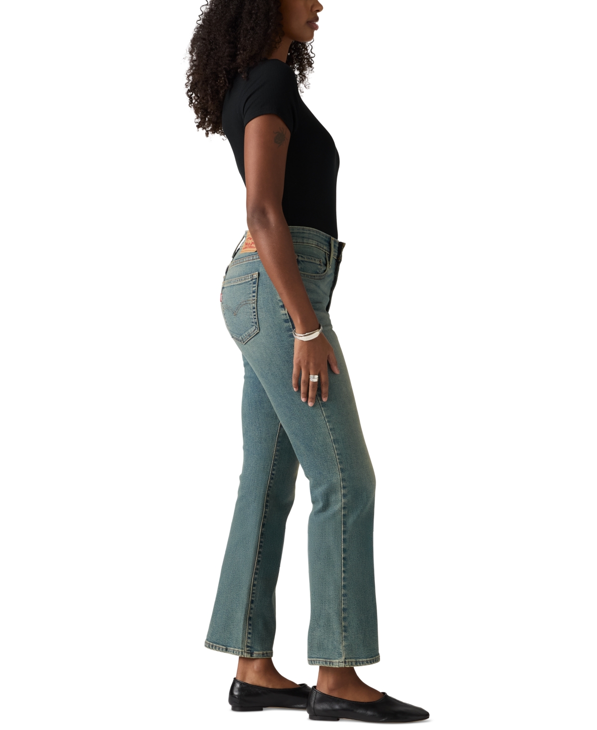 Levi's Women's 725 High-rise Kick Boot Jeans In Blue