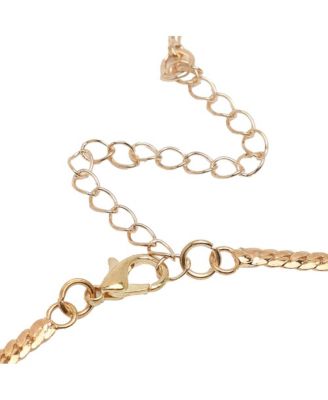 Gold-Plated Stone Jewellery Set